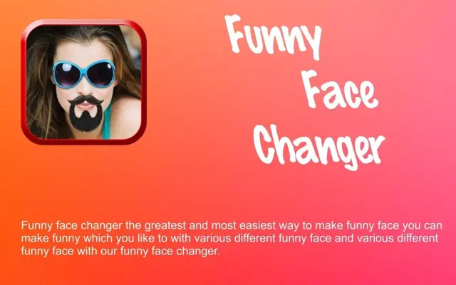 Funny Face Changer android App screenshot 0