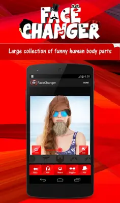 Funny Face Changer android App screenshot 4