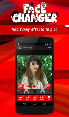 Funny Face Changer android App screenshot 5